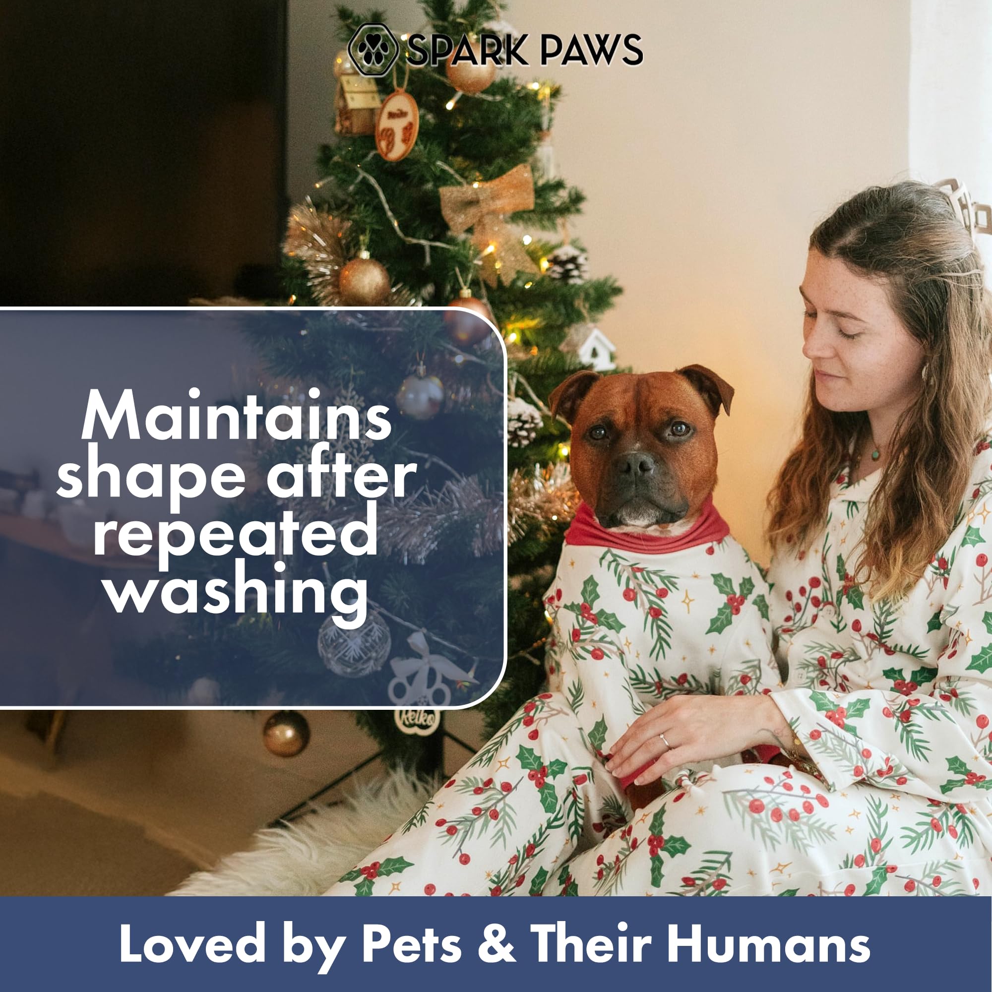 Spark Paws Mistletoe 2XL fit for larger breeds and full coverage