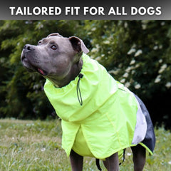 Spark Paws neck-wrap design shields neck and face while preserving visibility.