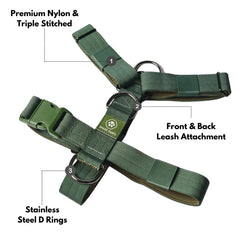 Spark Paws padded neoprene lining prevents chafing on long, comfy walks