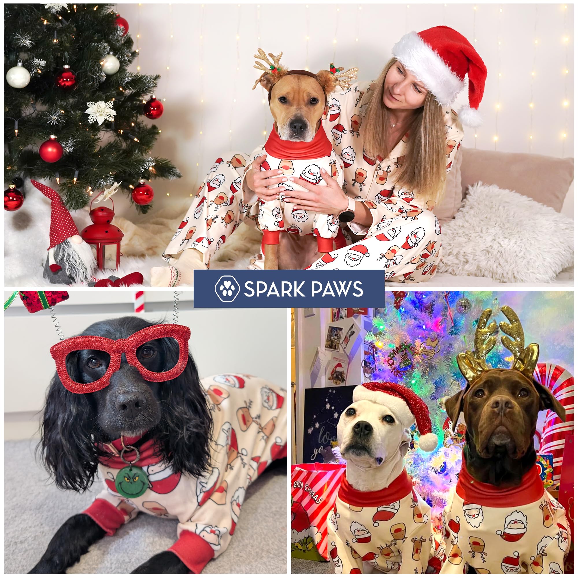 Spark Paws Fit-tested on thousands of dogs image suggests reliable sizing.