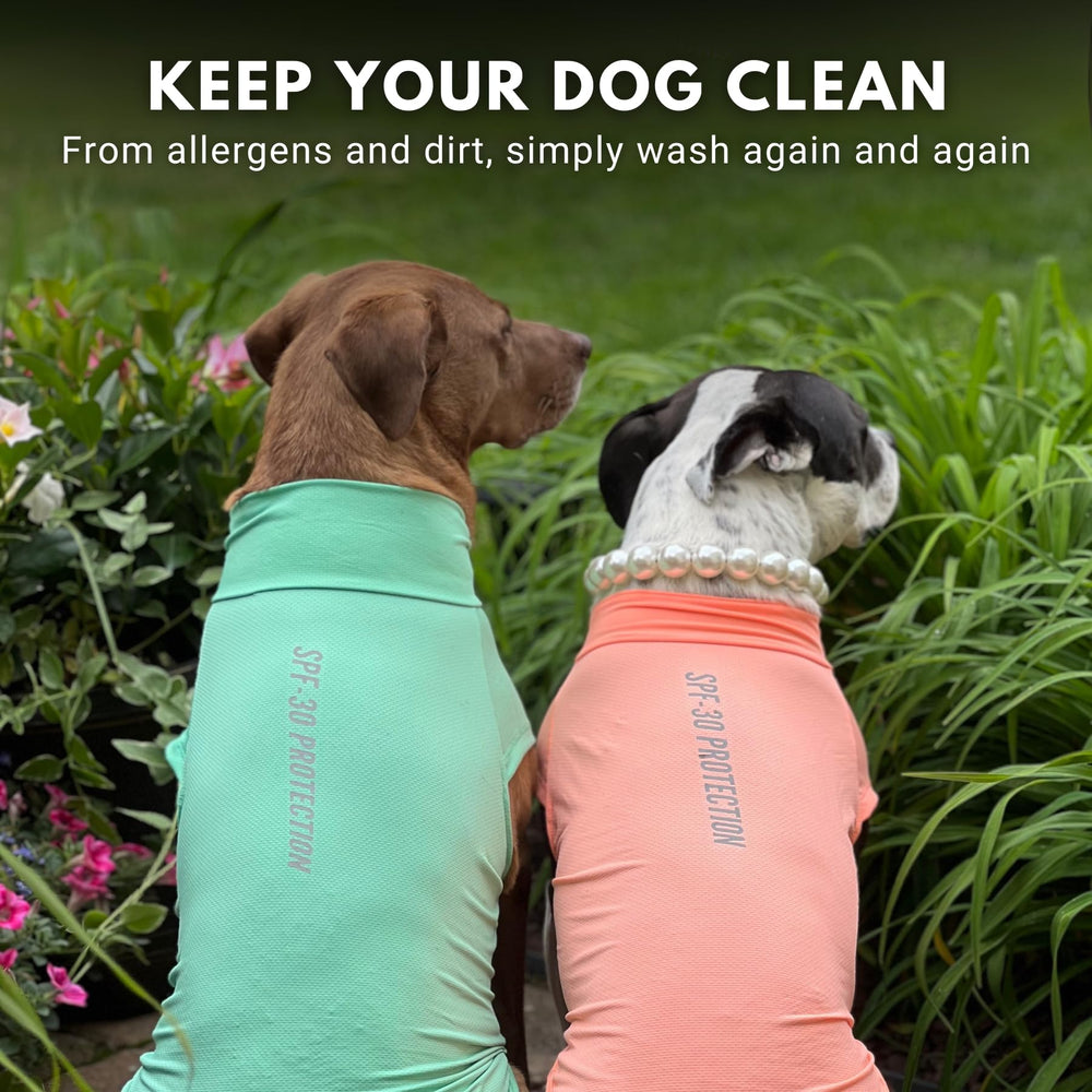 Spark Paws Sunblock Dog T-Shirt 3xl-size coverage-fit ensures easy fit for larger breeds.
