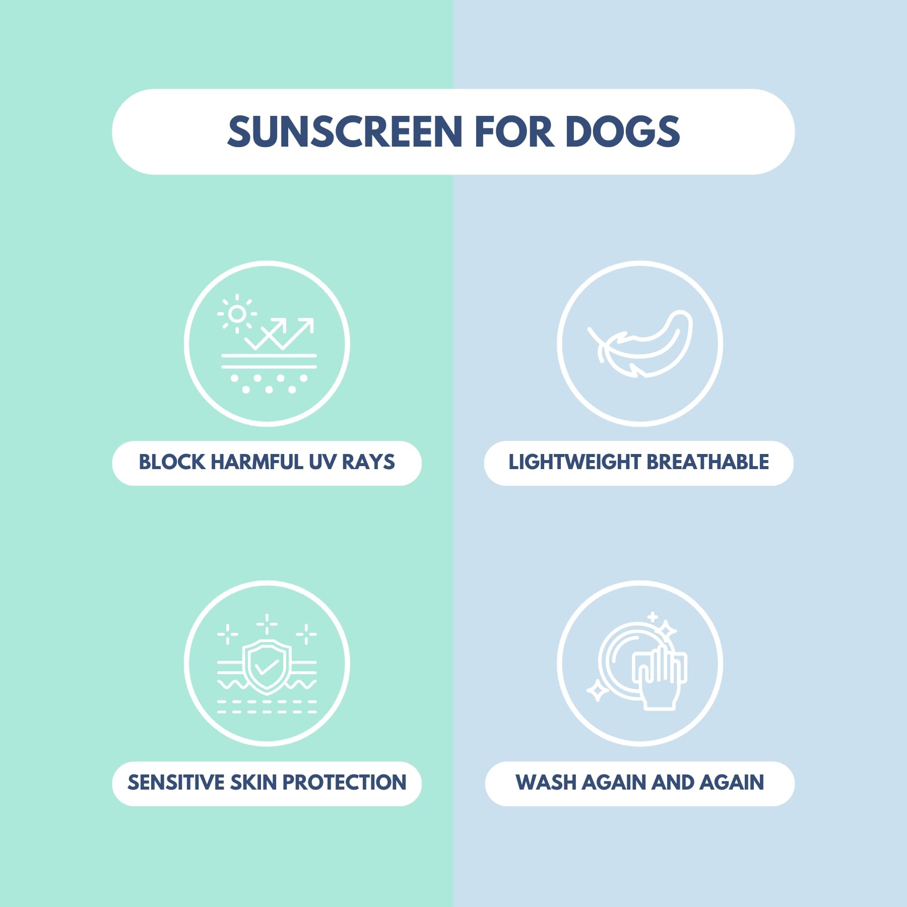 Spark Paws Sunblock Dog T-Shirt worn during sunny outdoor play.