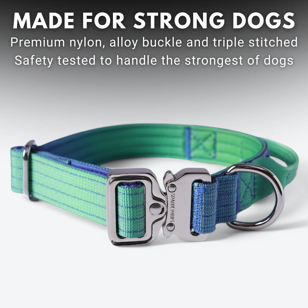 Spark Paws Tactical Collar premium nylon with metal buckle for strength