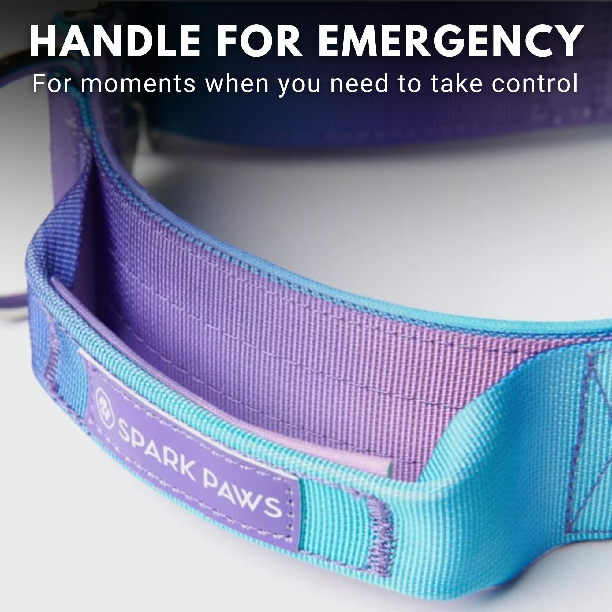 Spark Paws Tactical Dog Collar neoprene interior, comfortable all-day wear