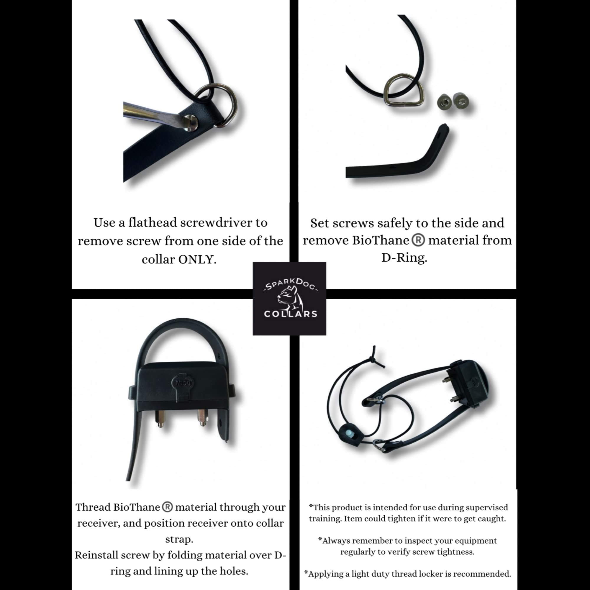SparkDog HiFlex Educator Series fit demonstrates reliable compatibility with popular collars.