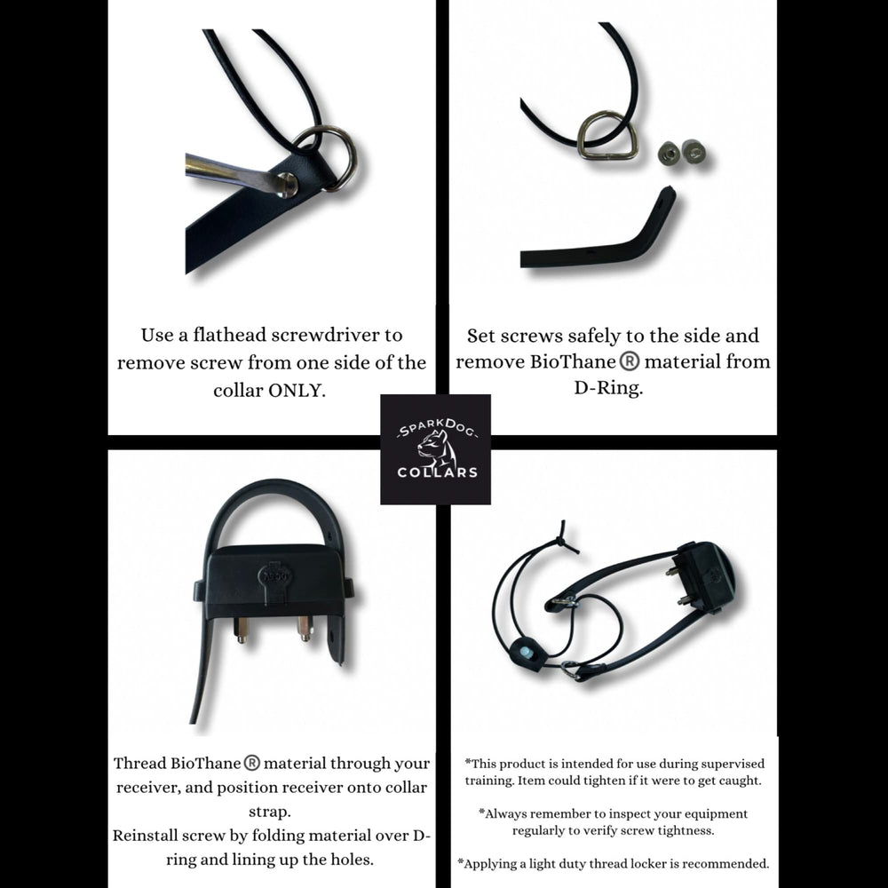 SparkDog HiFlex Educator Series fit demonstrates reliable compatibility with popular collars.