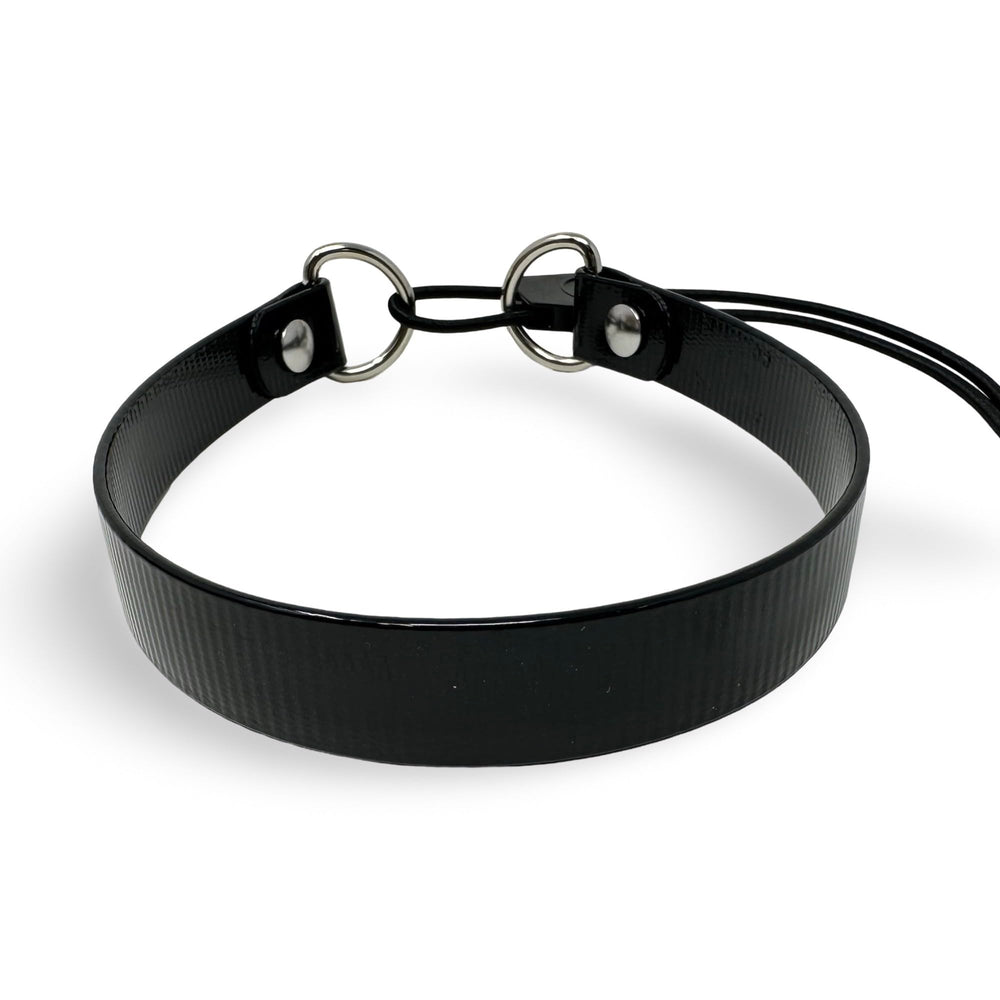 SparkDog HiFlex replacement strap front view demonstrates durable BioThane coating for long-lasting training wear.