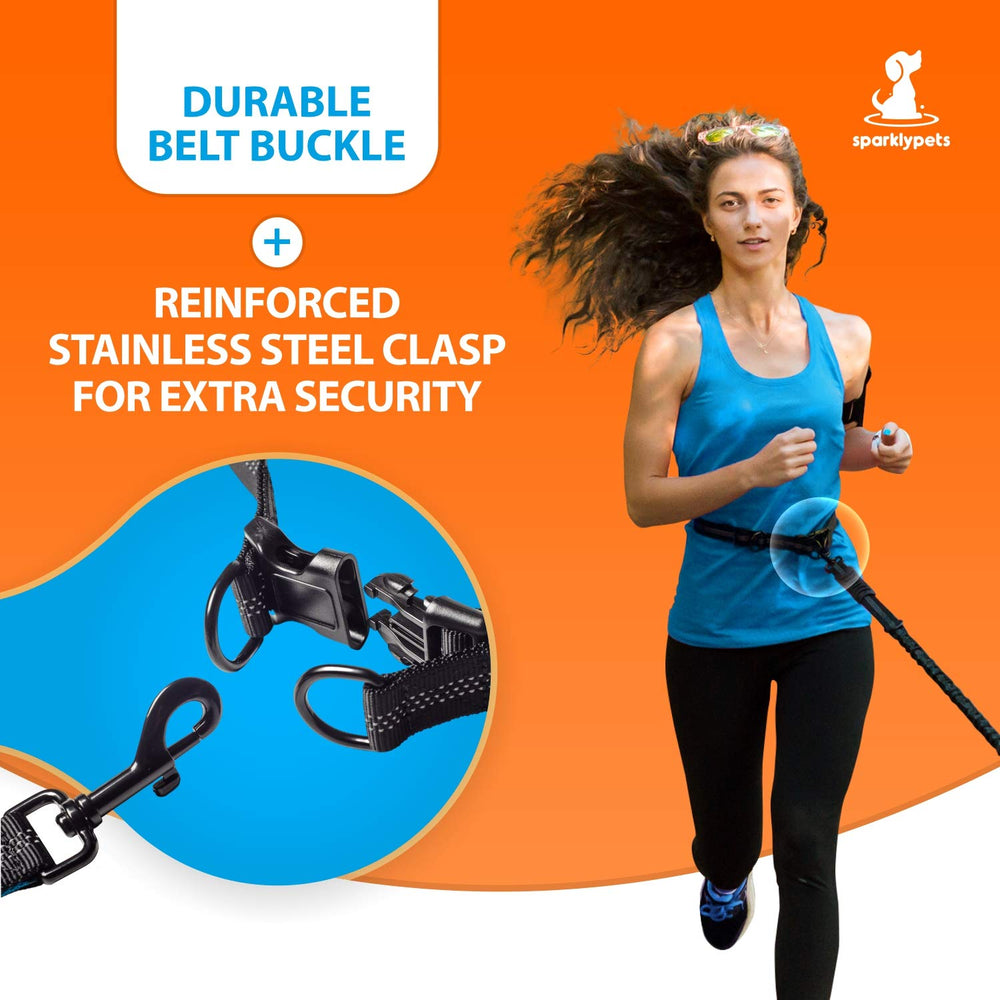 SparklyPets bungee pull absorption emphasizes shock-absorbing feel for active dogs.