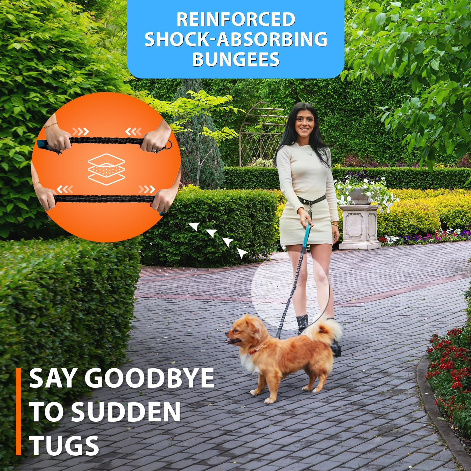 SparklyPets reflective stitches boost visibility for safe dusk or dawn strolls.