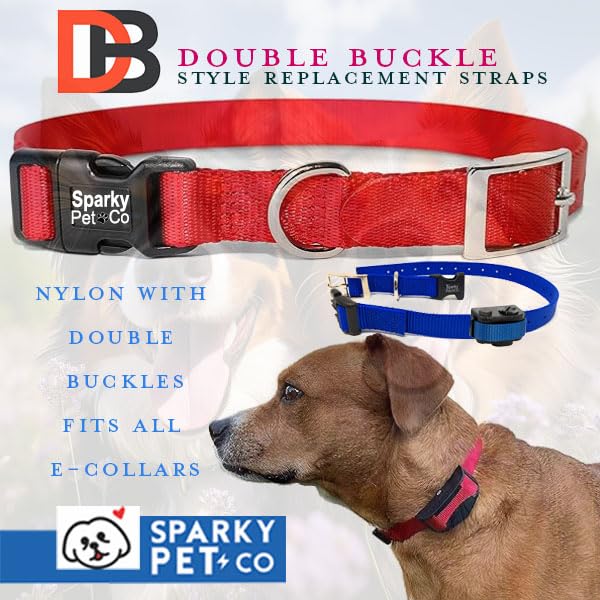 Sparky Pet Co 3/4 inch strap fits most receivers securely.