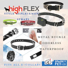 Sparky Pet Co adjustable length 28-inch strap delivers comfortable fit across dog sizes