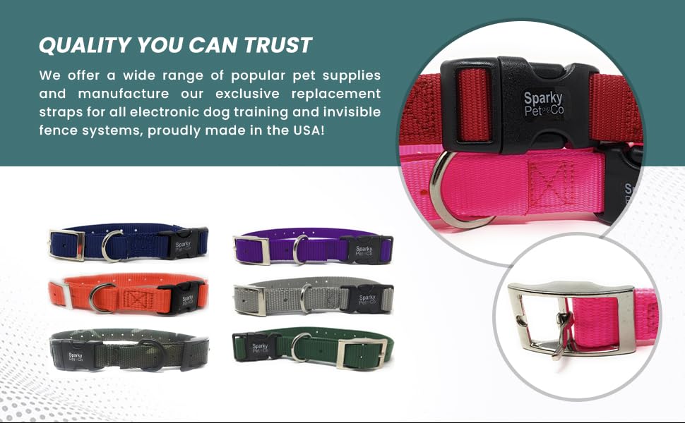 Sparky Pet Co d-ring-leash-attachment keeps tags secure during walks.