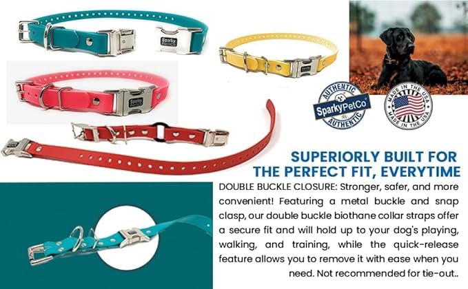 Sparky Pet Co quick snap clasp enables easy on-and-off transitions
