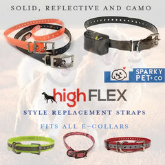 Sparky Pet Co replacement strap at 28in length, adjustable fit for medium to large dogs