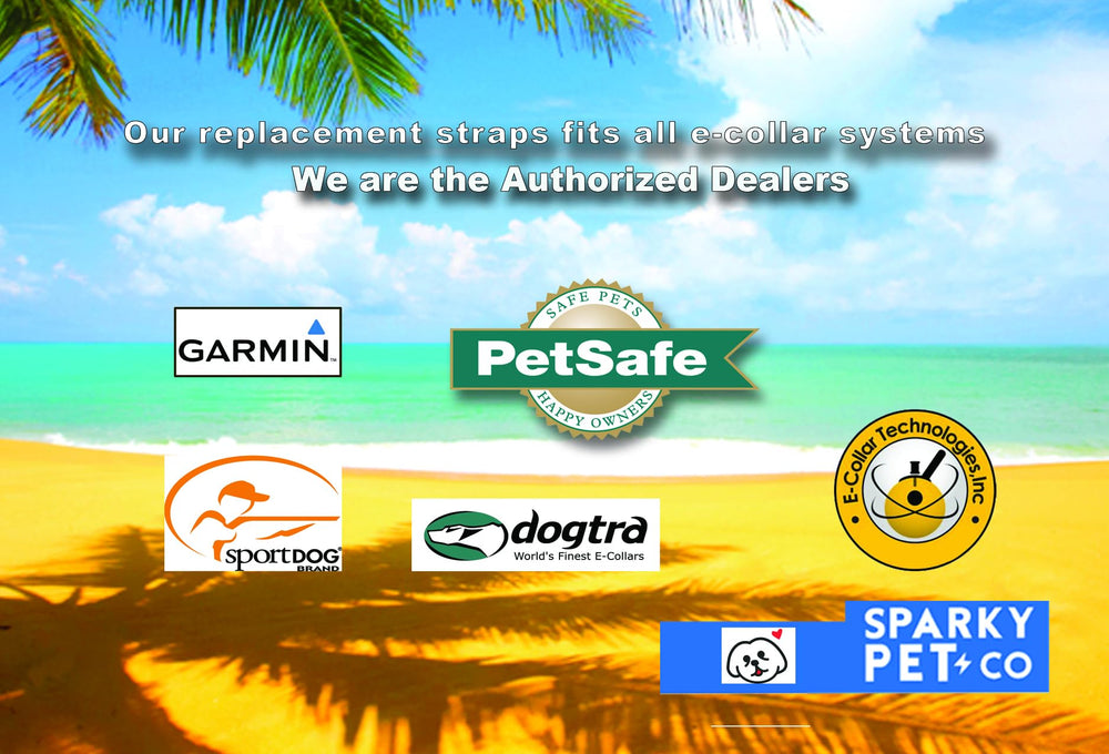 Sparky Pet Co Surefit eCollar replacement strap compatible with top brands.