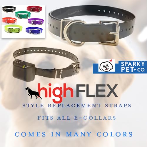 Sparky Pet Co waterproof-durable-collar-strap keeps working in wet or muddy adventures.