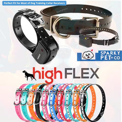 Sparky Pet Co waterproof odor-proof collar keeps working in rain or mud