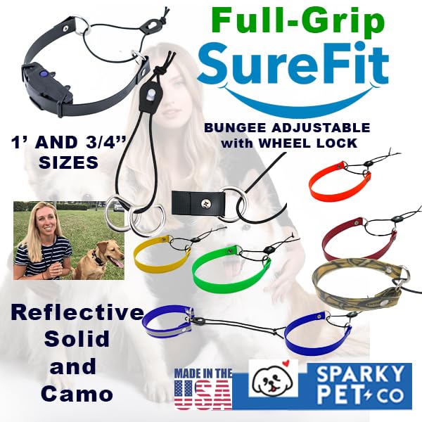 Sparky Pet Co waterproof strap ready for muddy paws and water play.