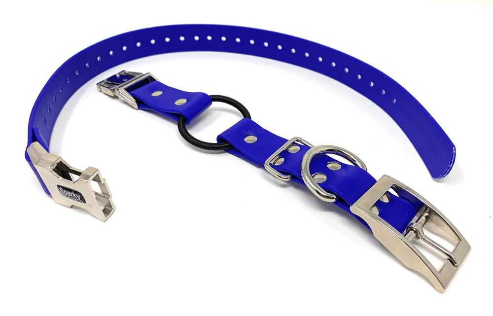 Sparky Pet Co Zeus ECollar blue care steps for strap maintenance