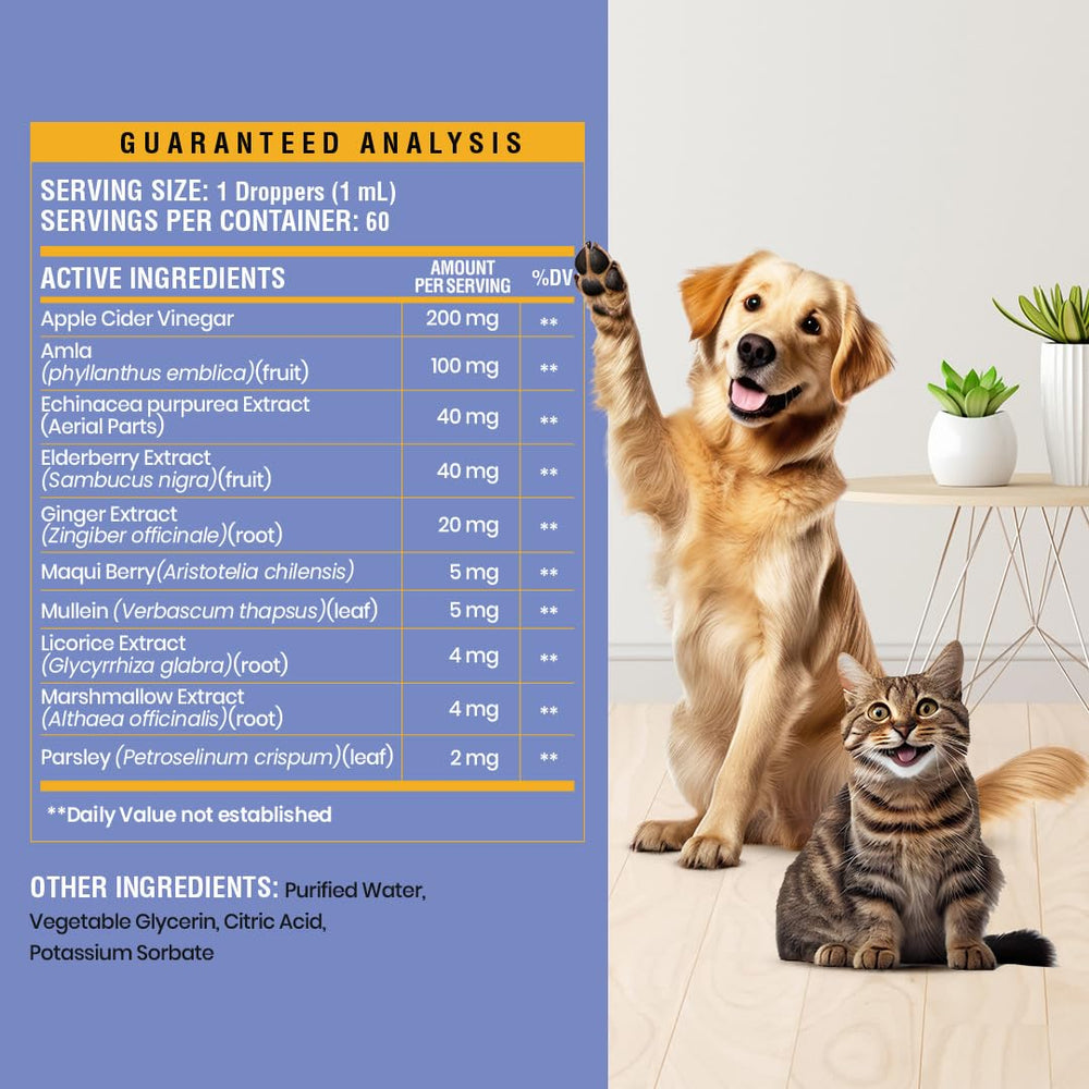 Special Breed cough support natural ingredients suggest a pet-friendly formula.