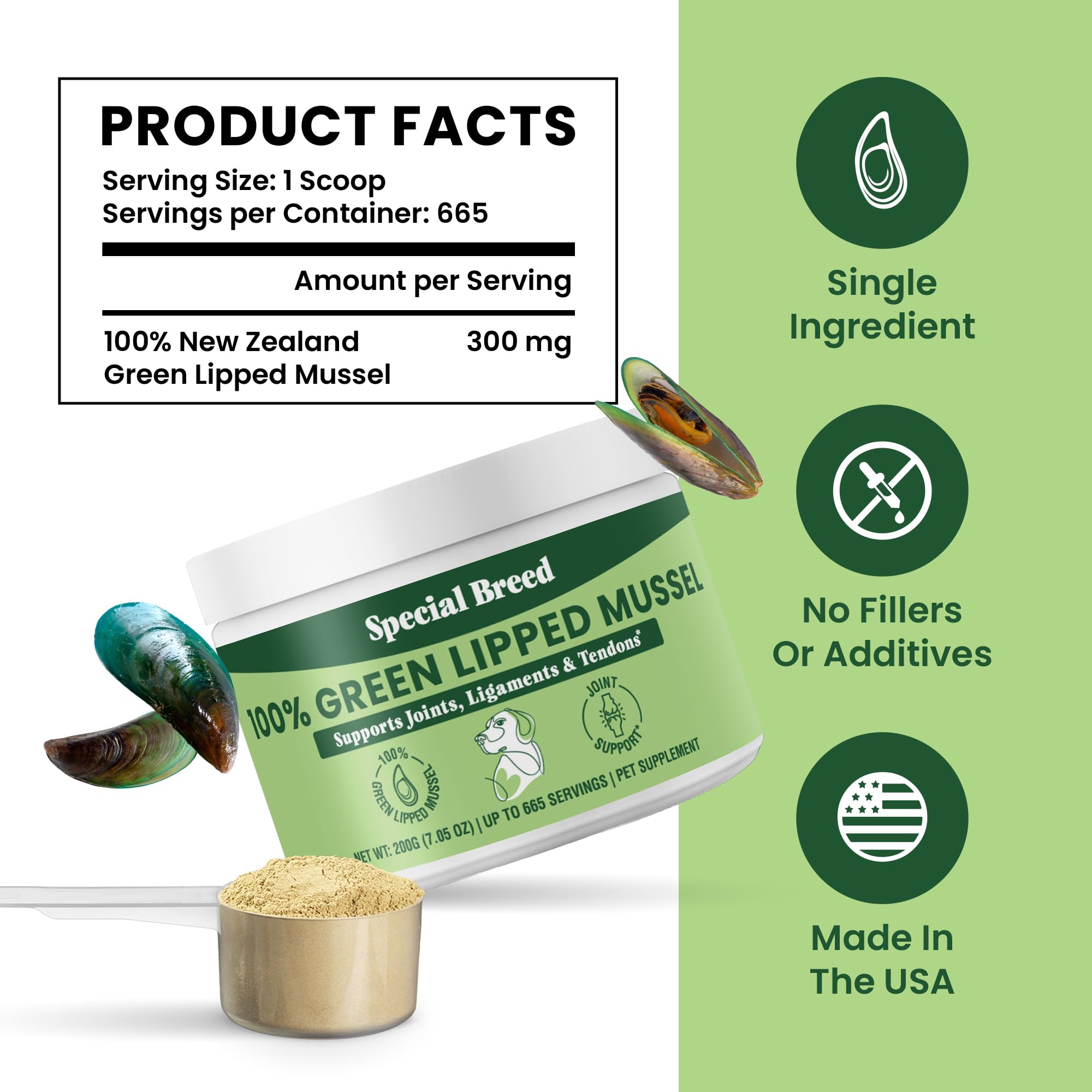 Special Breed powder texture close-up for mixing ease