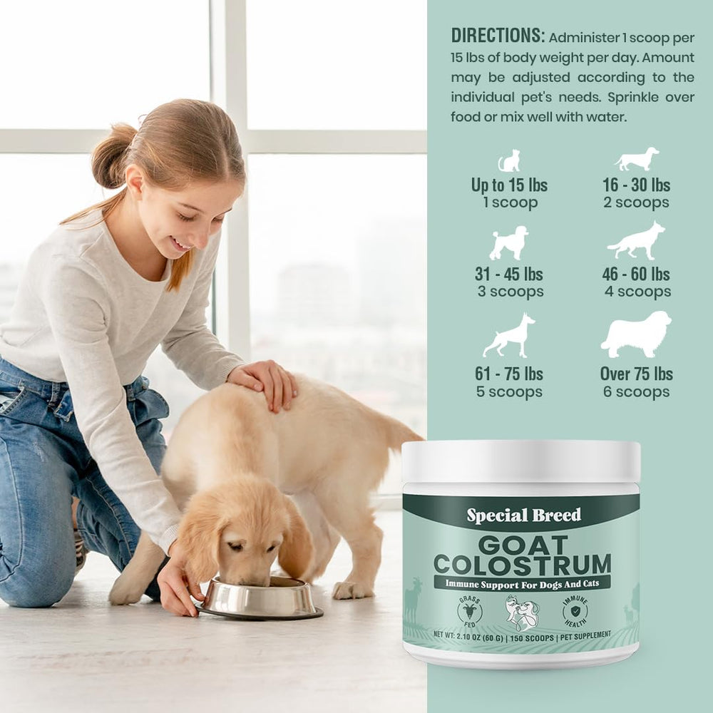 Special Breed immunity-support for pets at mealtime.