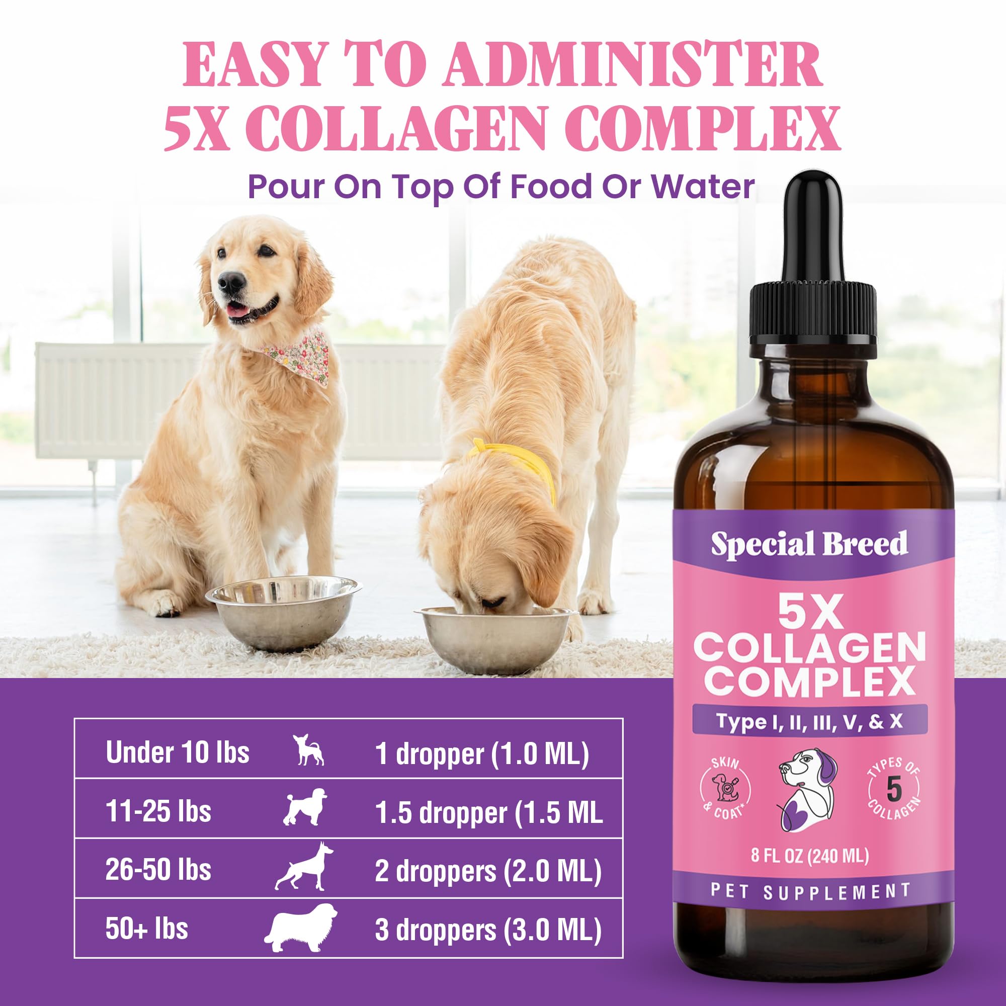 Special Breed Made in USA FDA GMP label highlighting safety and high quality