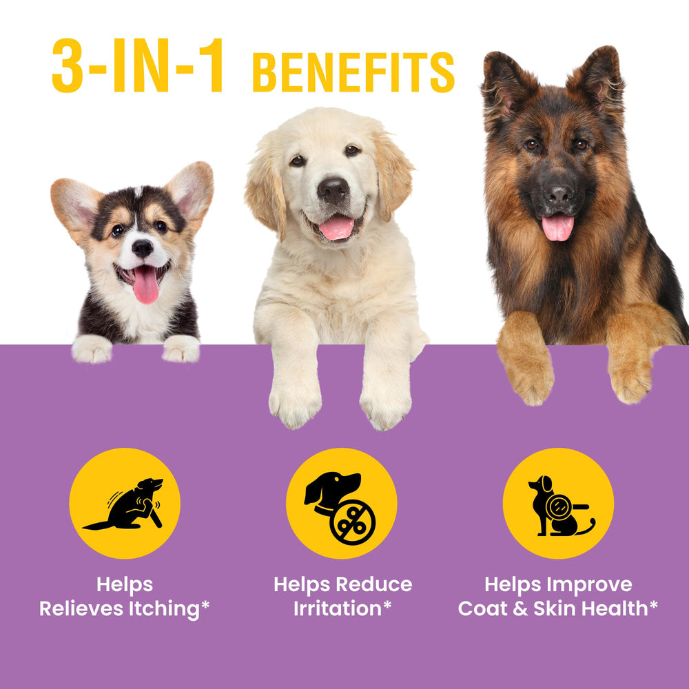 Special Breed yeast infection treatment for dogs 8 oz packaging highlights size and USA quality.