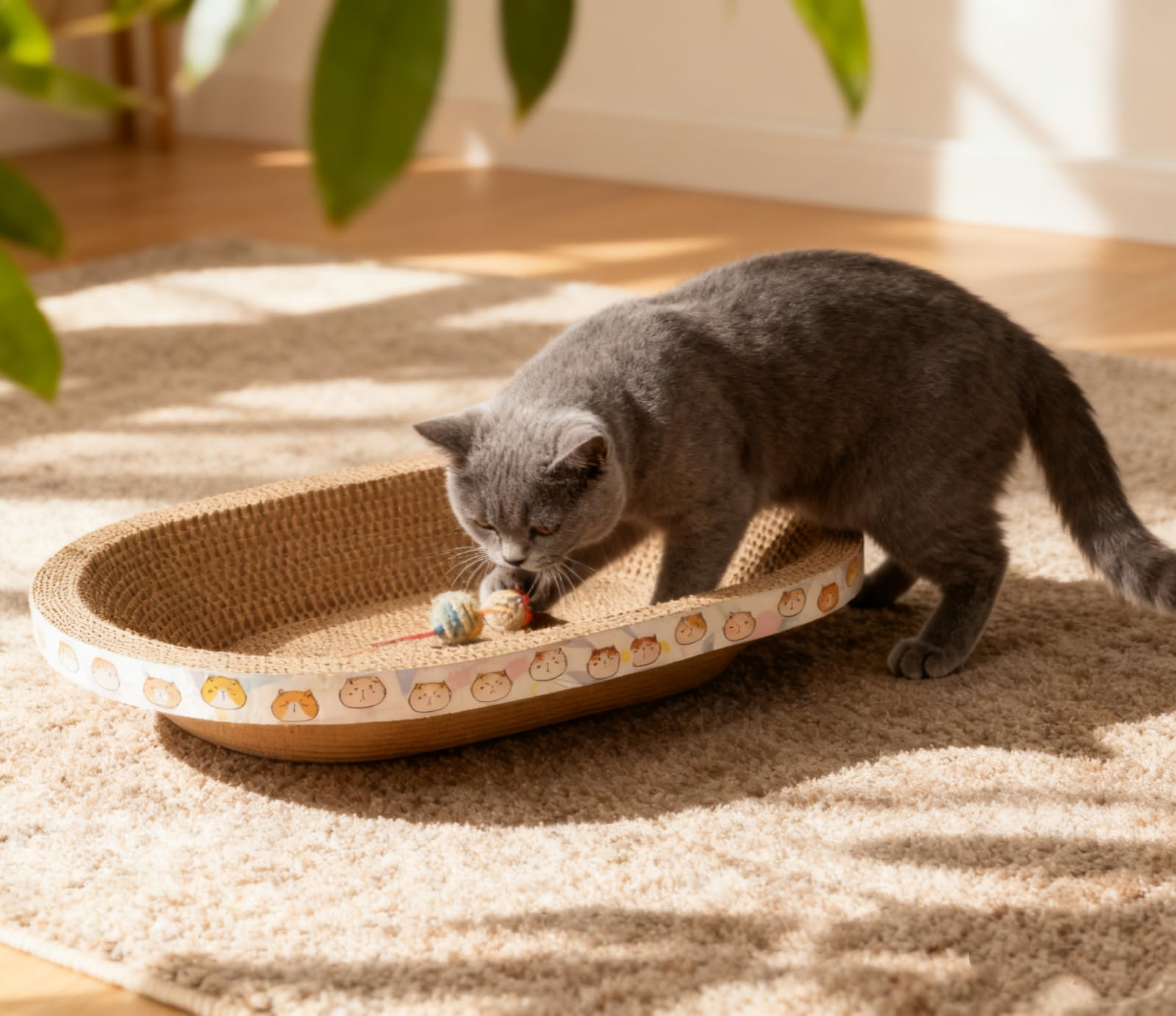 Spindro three-pack scratchers designed for versatile indoor use
