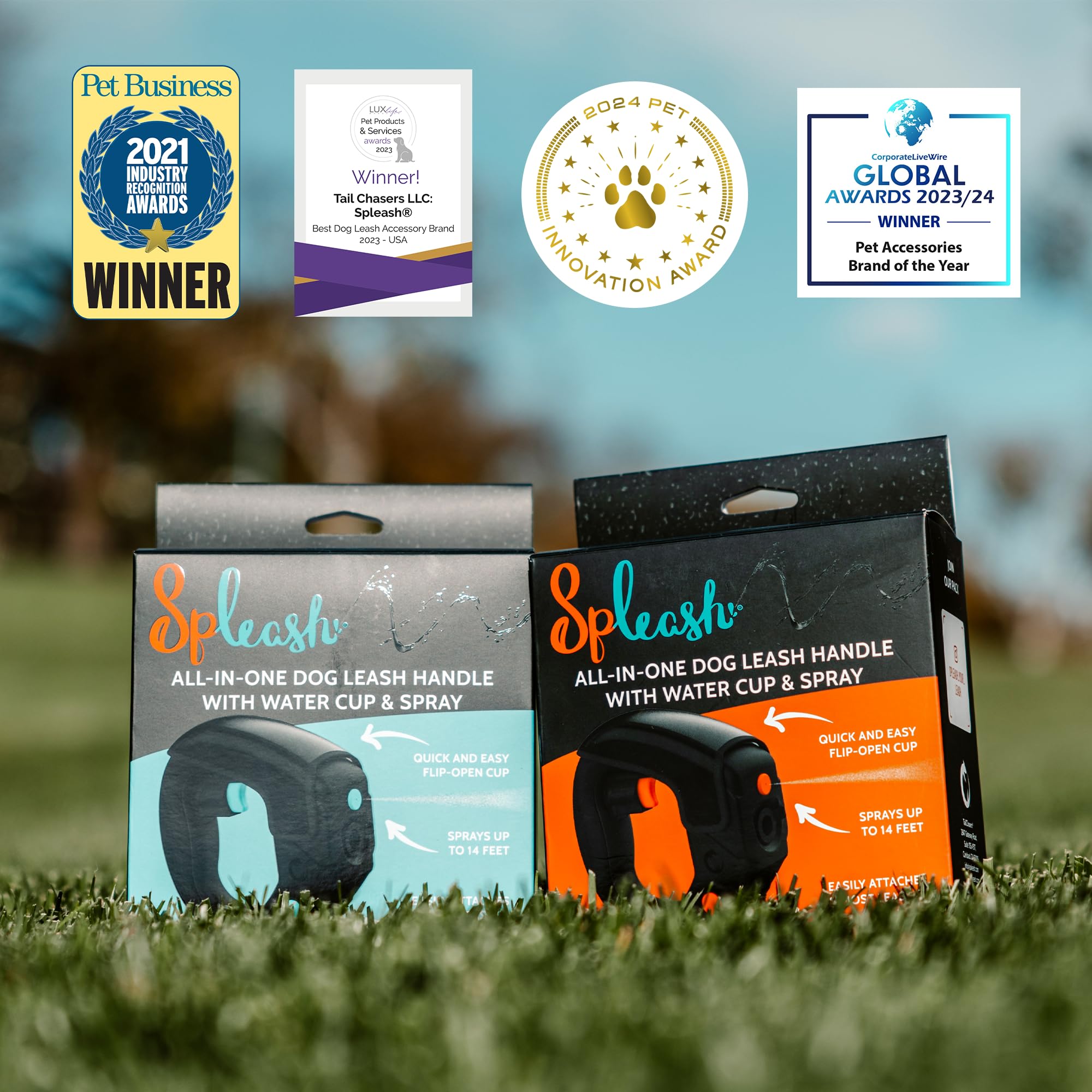 Spleash easy-clean design for quick rinsing after walks and hikes.