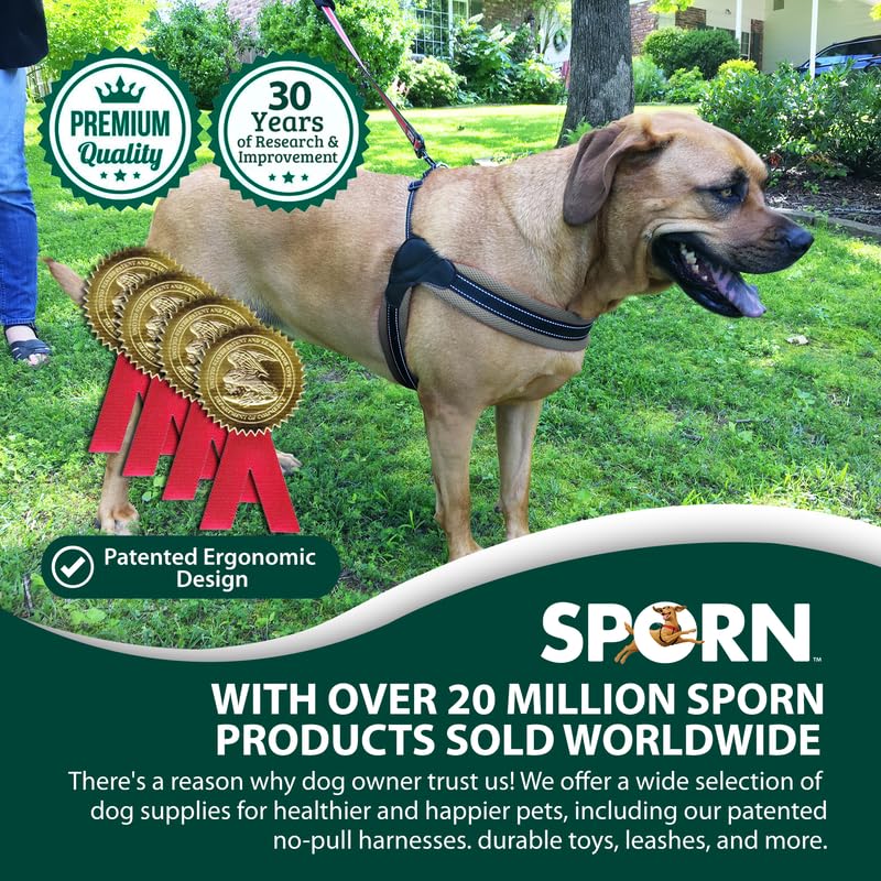 Sporn Easy-Fit Mesh Harness in use demonstrates smooth movement and comfortable daily use.