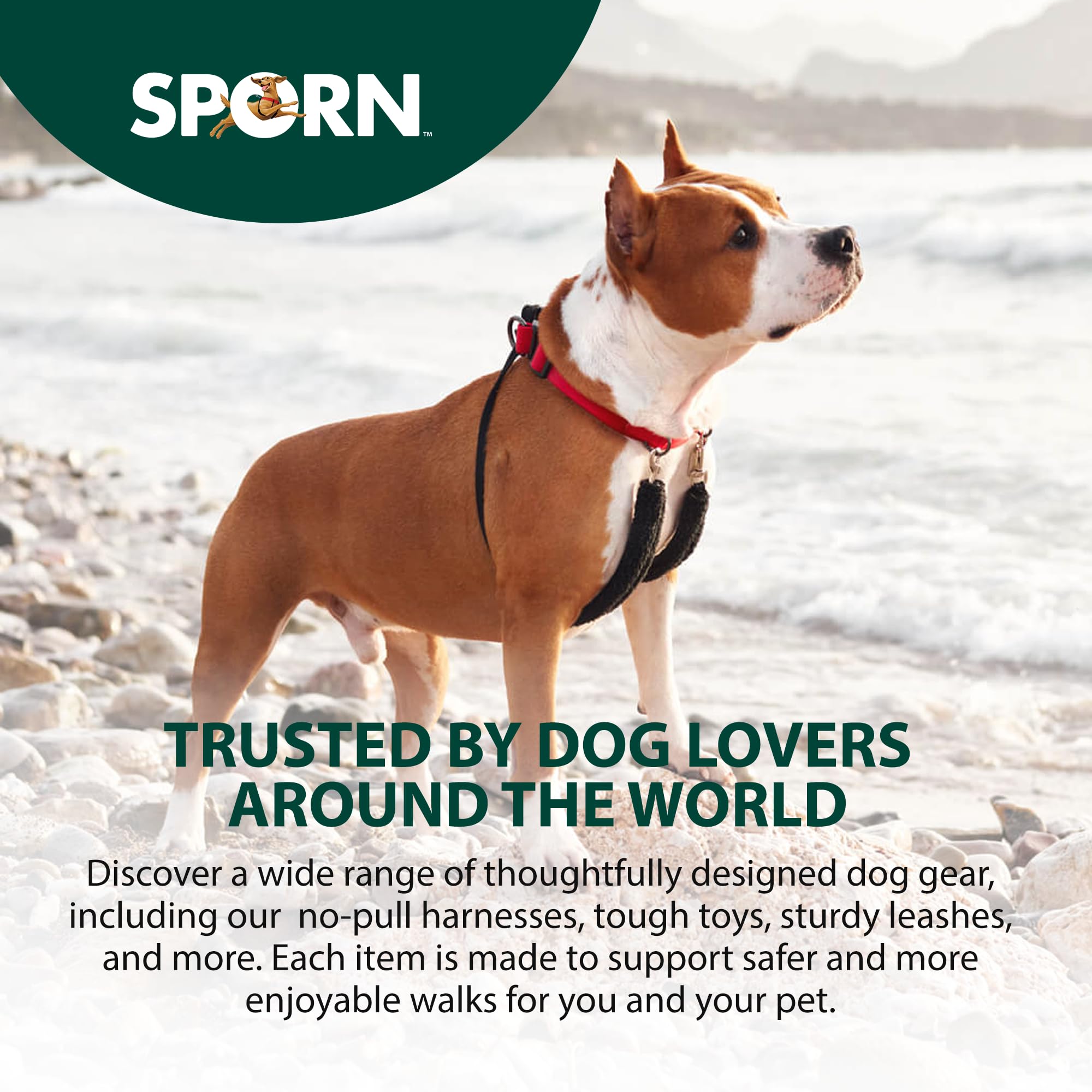 Sporn packaging and branding highlights trusted dog-supply maker.