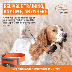SportDOG Add-a-Dog Collar accessory shown for expanding multi-dog training capability.