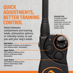 SportDOG Contain Train System DryTek waterproof collar remains reliable in all weather.