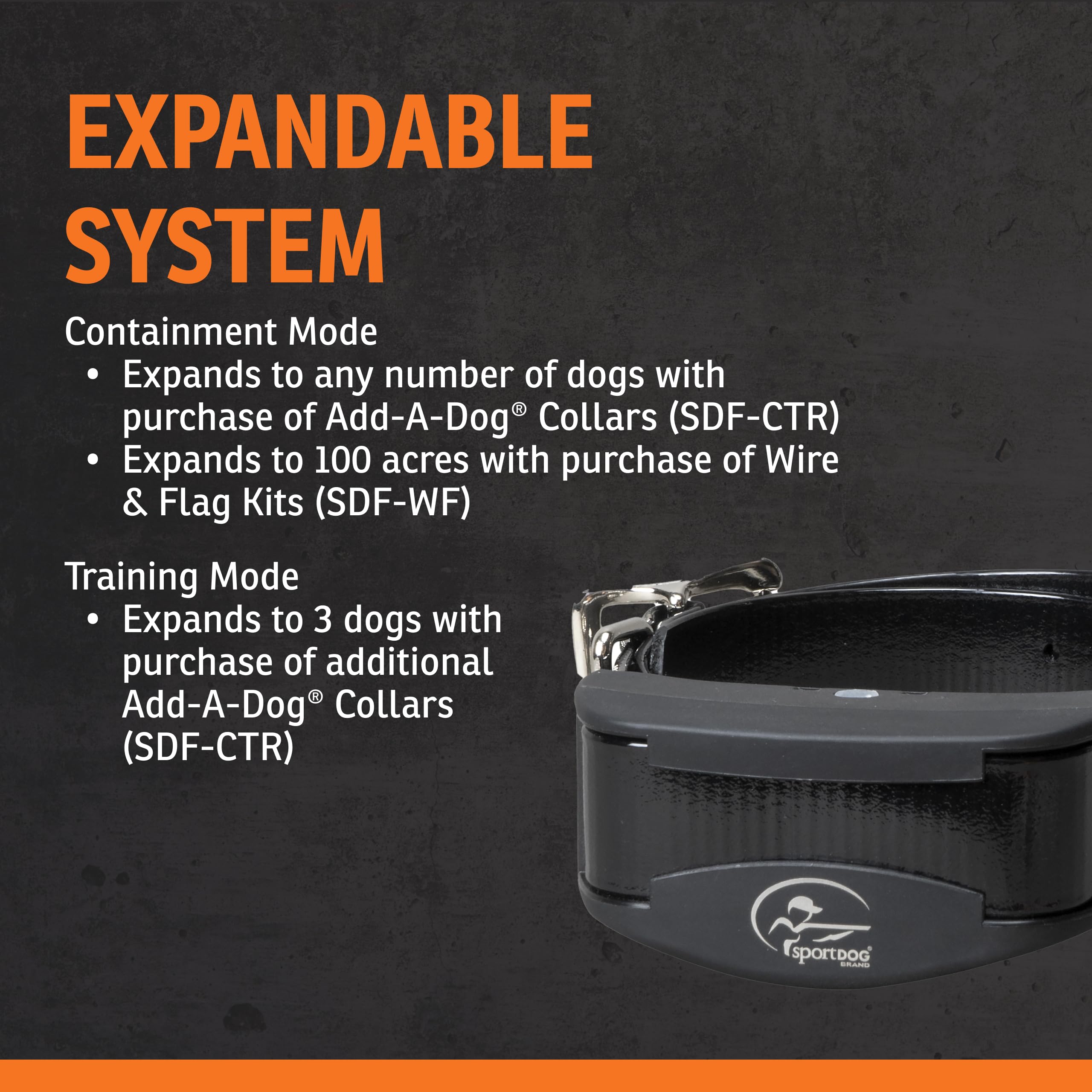 SportDOG Contain Train System safety features lend confidence during training sessions.