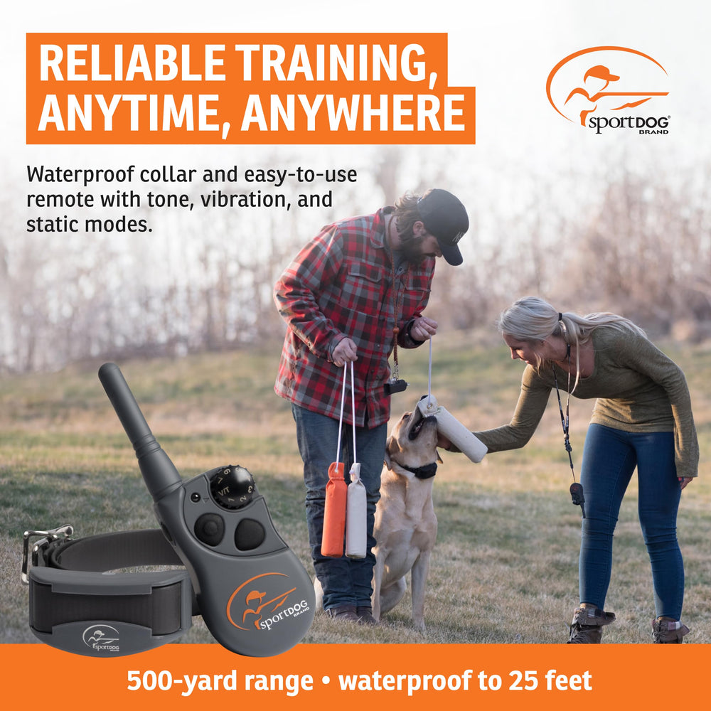 SportDOG FieldTrainer 425X remote—easy-press design for quick control