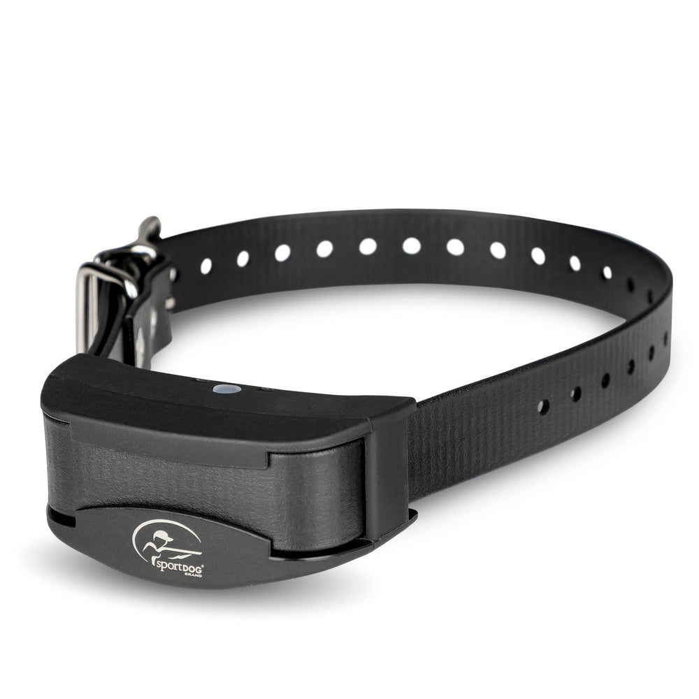 SportDOG NoBark 10 collar front view shows precise training with Silent Partner technology