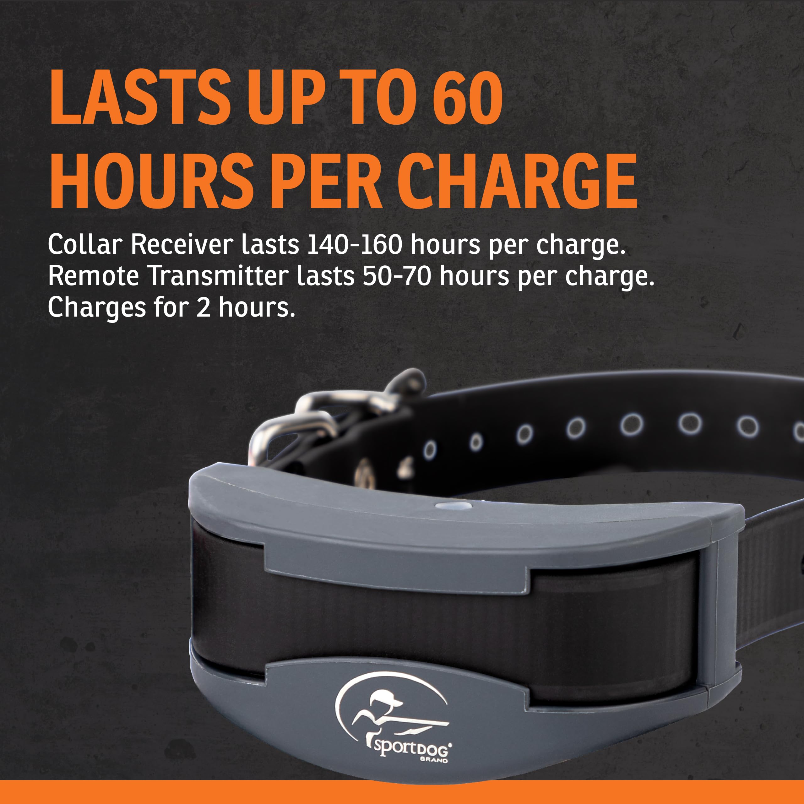 SportDOG SportTrainer 1275 collar battery life supports extended sessions