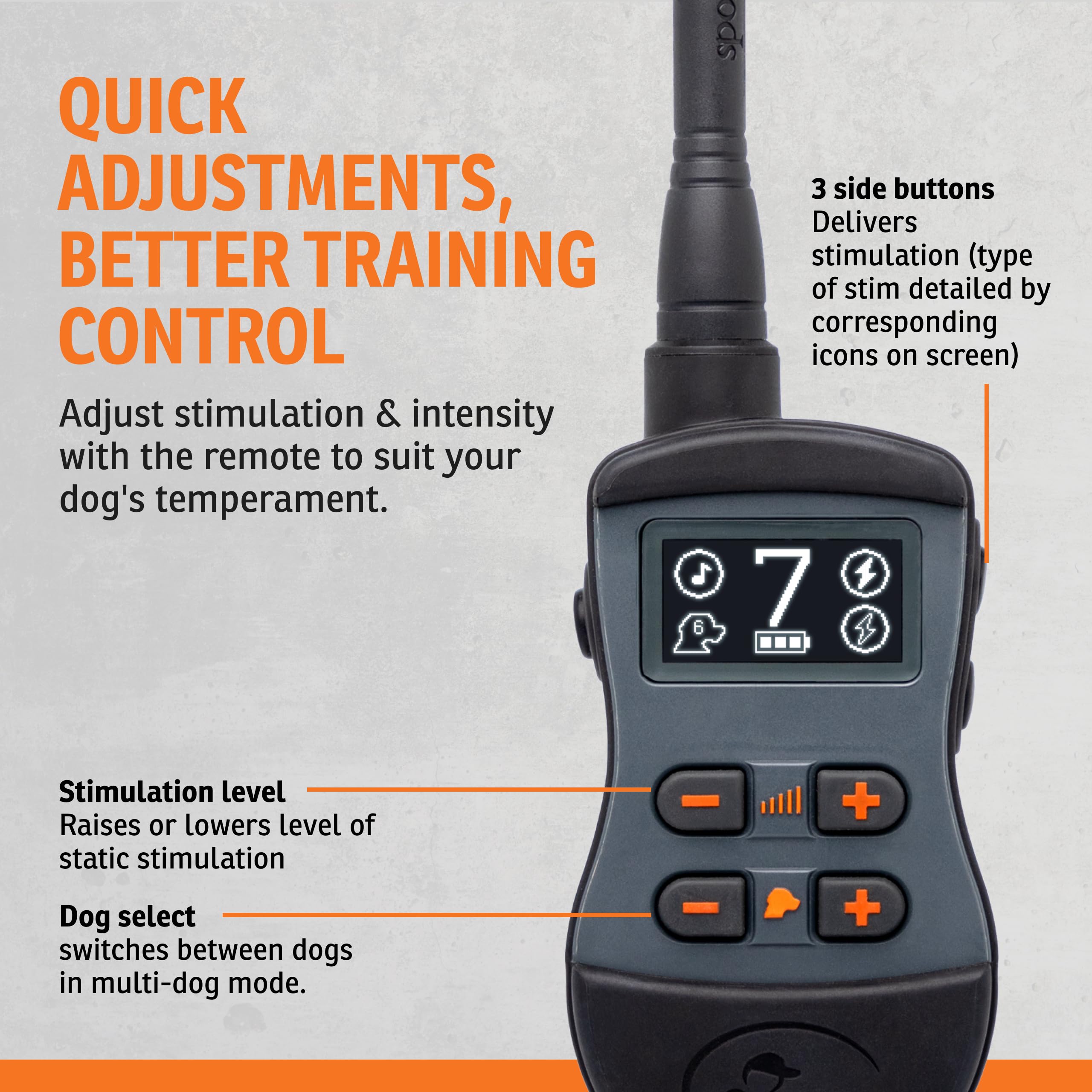 SportDOG SportTrainer 1275 DryTek waterproofing for training in rain or water