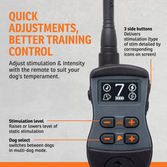 SportDOG SportTrainer 1275 DryTek waterproofing for training in rain or water