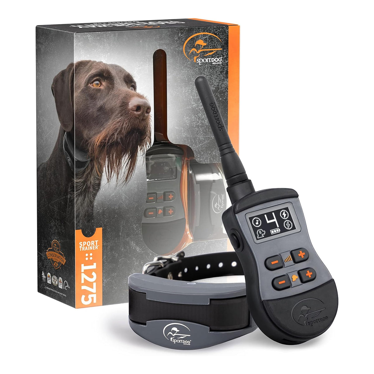 SportDOG SportTrainer 1275 remote transmitter with OLED screen for quick training selections