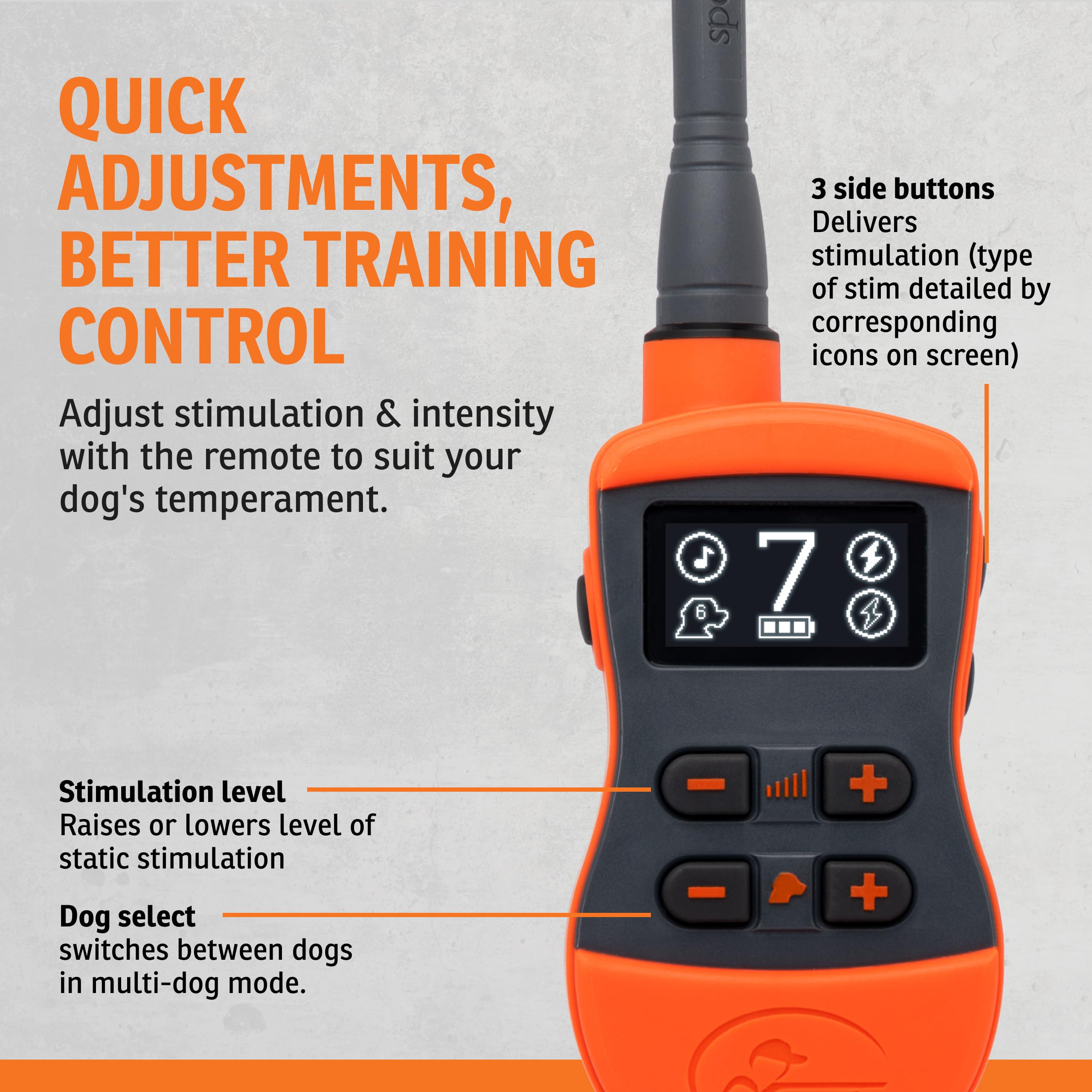 SportDOG SportTrainer range 3 4 mile enables field corrections