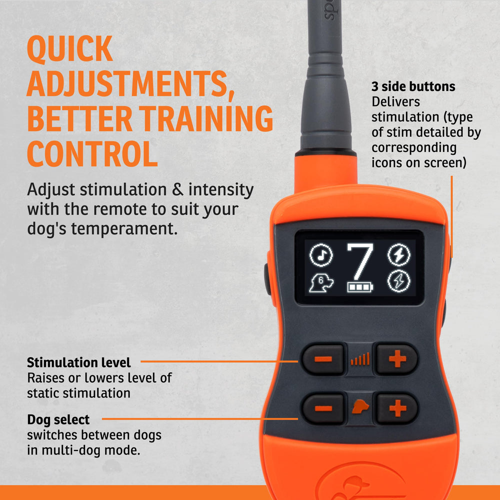 SportDOG SportTrainer range 3 4 mile enables field corrections