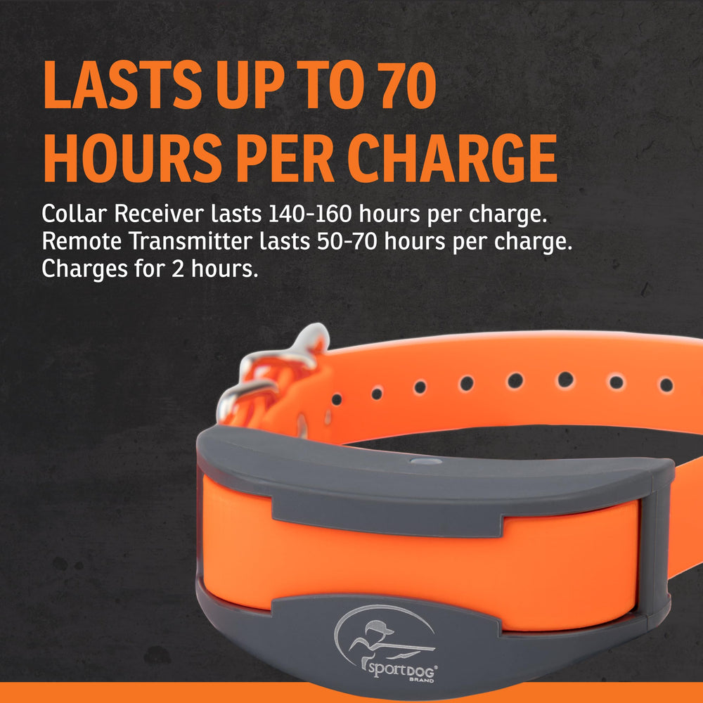 SportDOG SportTrainer rechargeable collar for convenient long training sessions