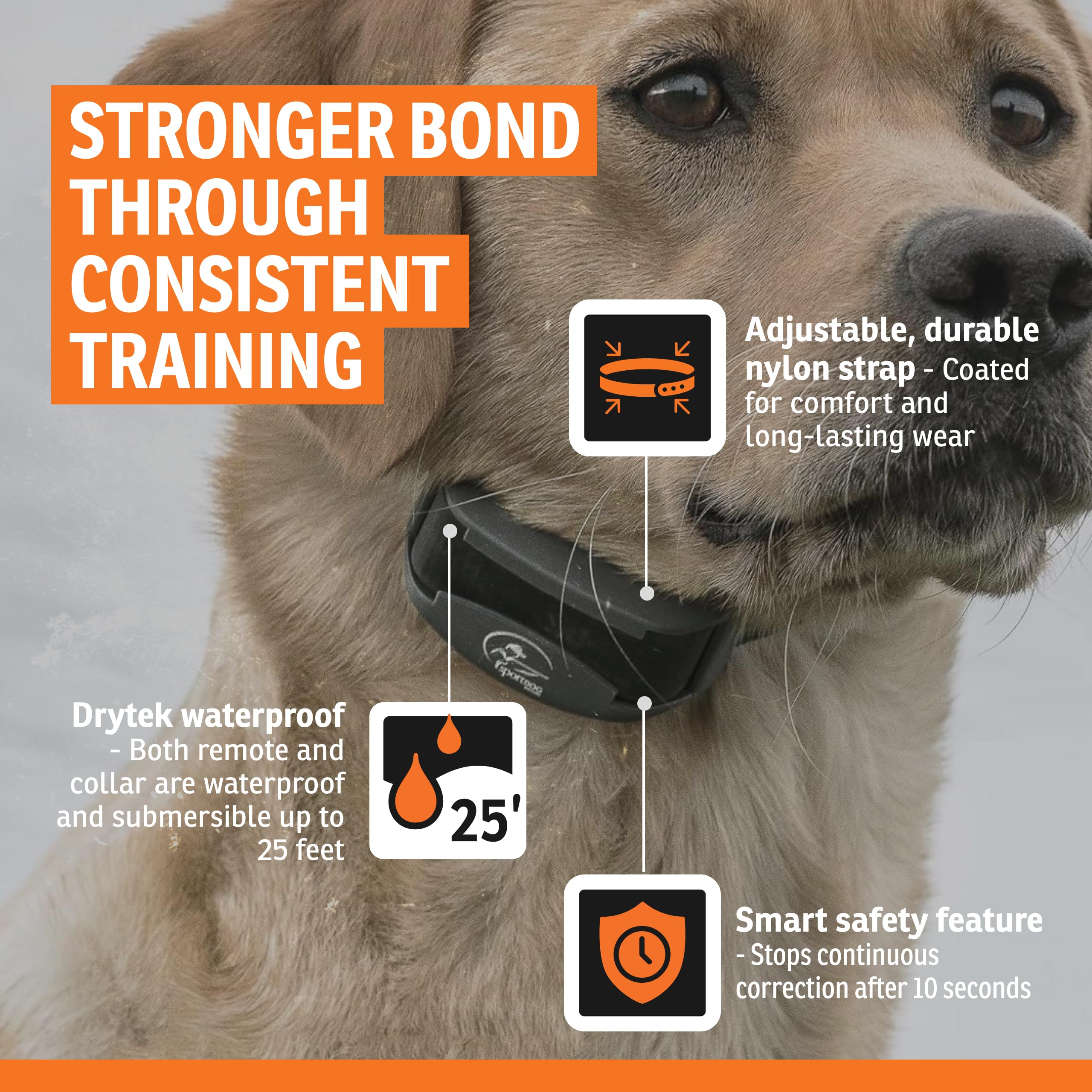SportDOG UplandHunter 1875 battery life supports extended outdoor sessions.