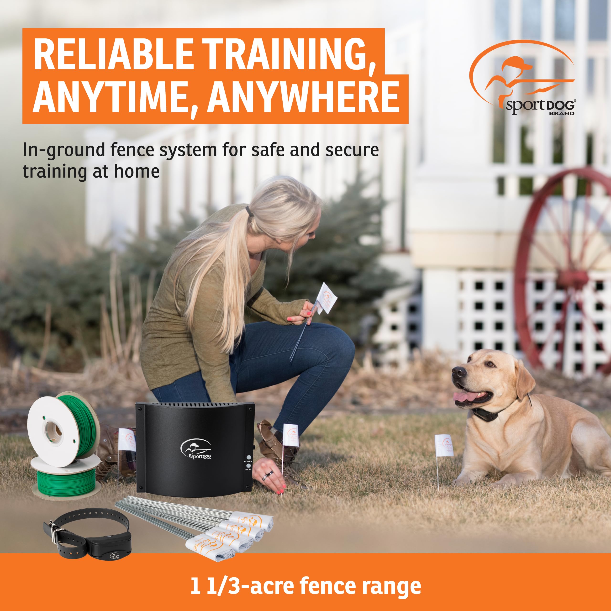 SportDOG Waterproof Collar with DryTek enables rugged, all-day wear for active dogs.