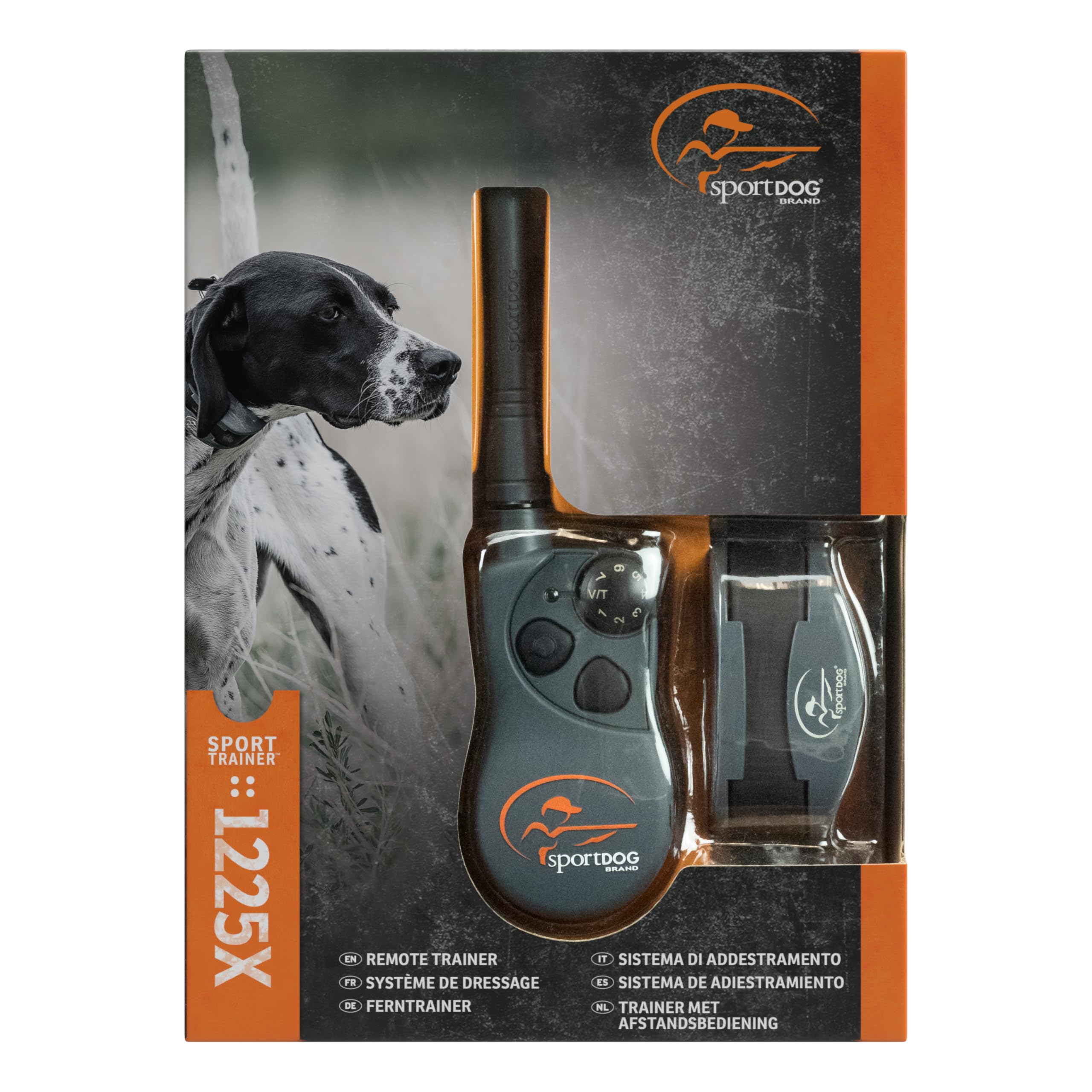 SportDOG YardTrainer submersible-25ft shows waterproof submersion for shallow water training.