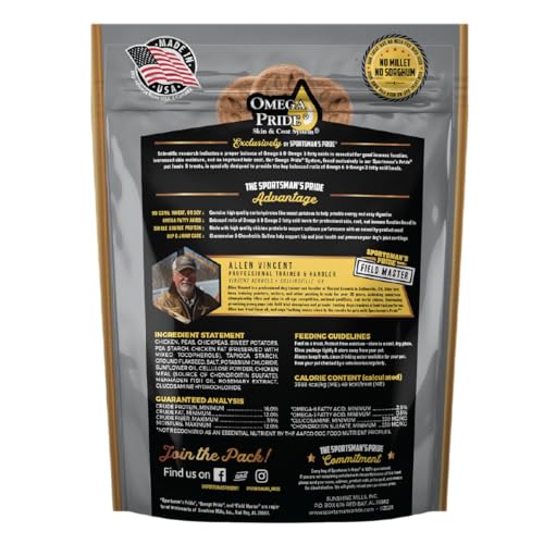 Sportsman's Pride Field Master grain-free formula ideal for dogs with grain sensitivities.