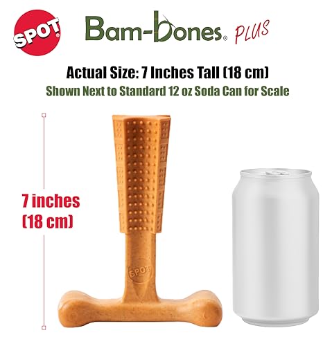 SPOT Bam-Bones Plus allergen-free peanut butter flavor satisfies dogs safely.