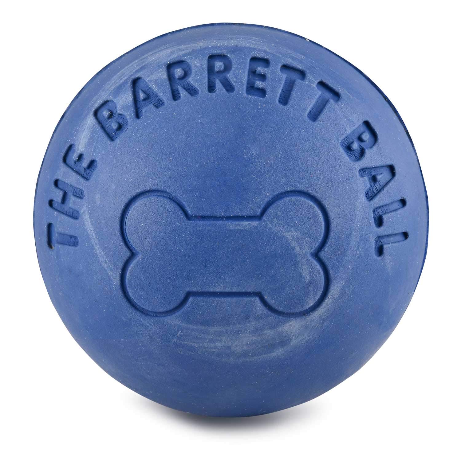 SPOT Barrett Ball blue medium, virtually indestructible chew toy for motivated chewers and fetch